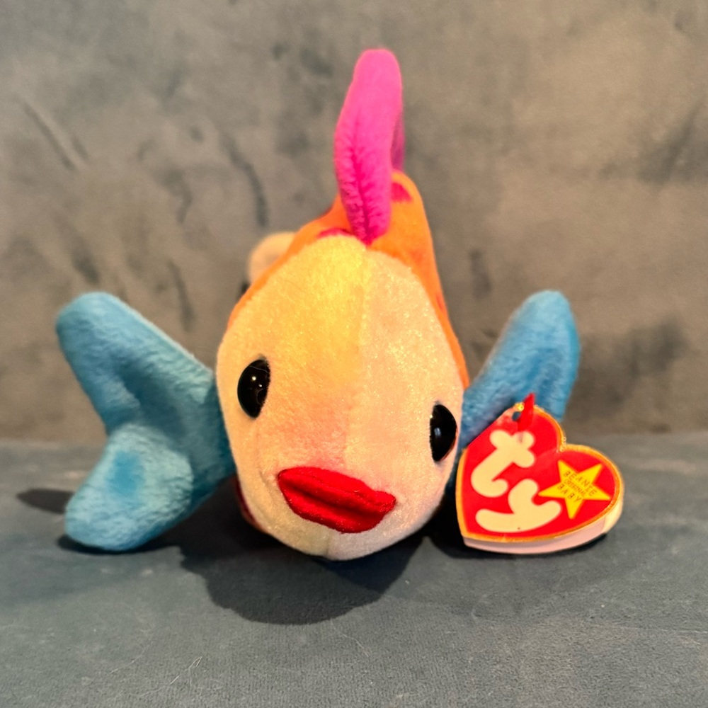 Rare Vintage ‘Lips’ the fish Beanie Baby